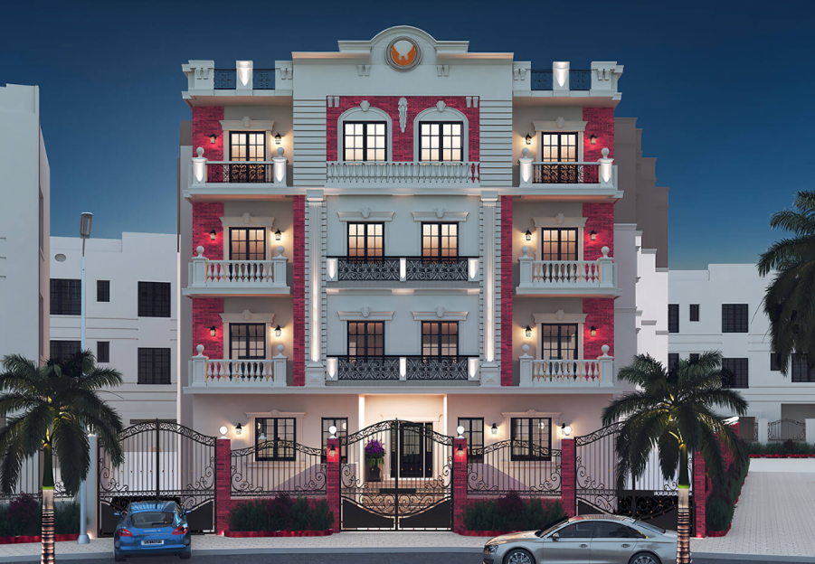 عمارة سكنية – أسوان الجديدة الحي الأول